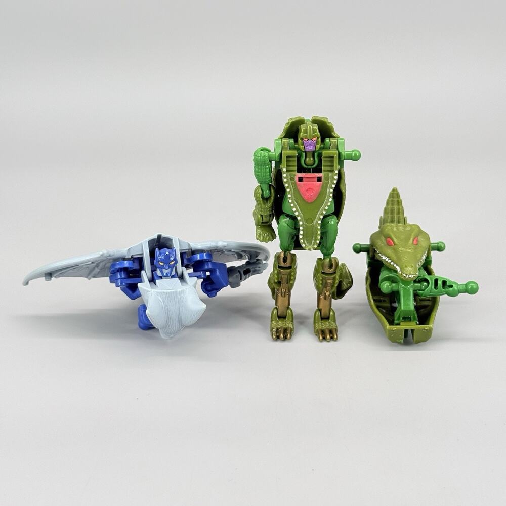Takara 1995 Transformers Beast Wars Alligator Megatron Optimus Primal Bat Parts